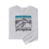 Patagonia Long-Sleeved Line Logo Ridge Responsibili-Tee - Men's By Patagonia -Skiing Equip Shop 82277
